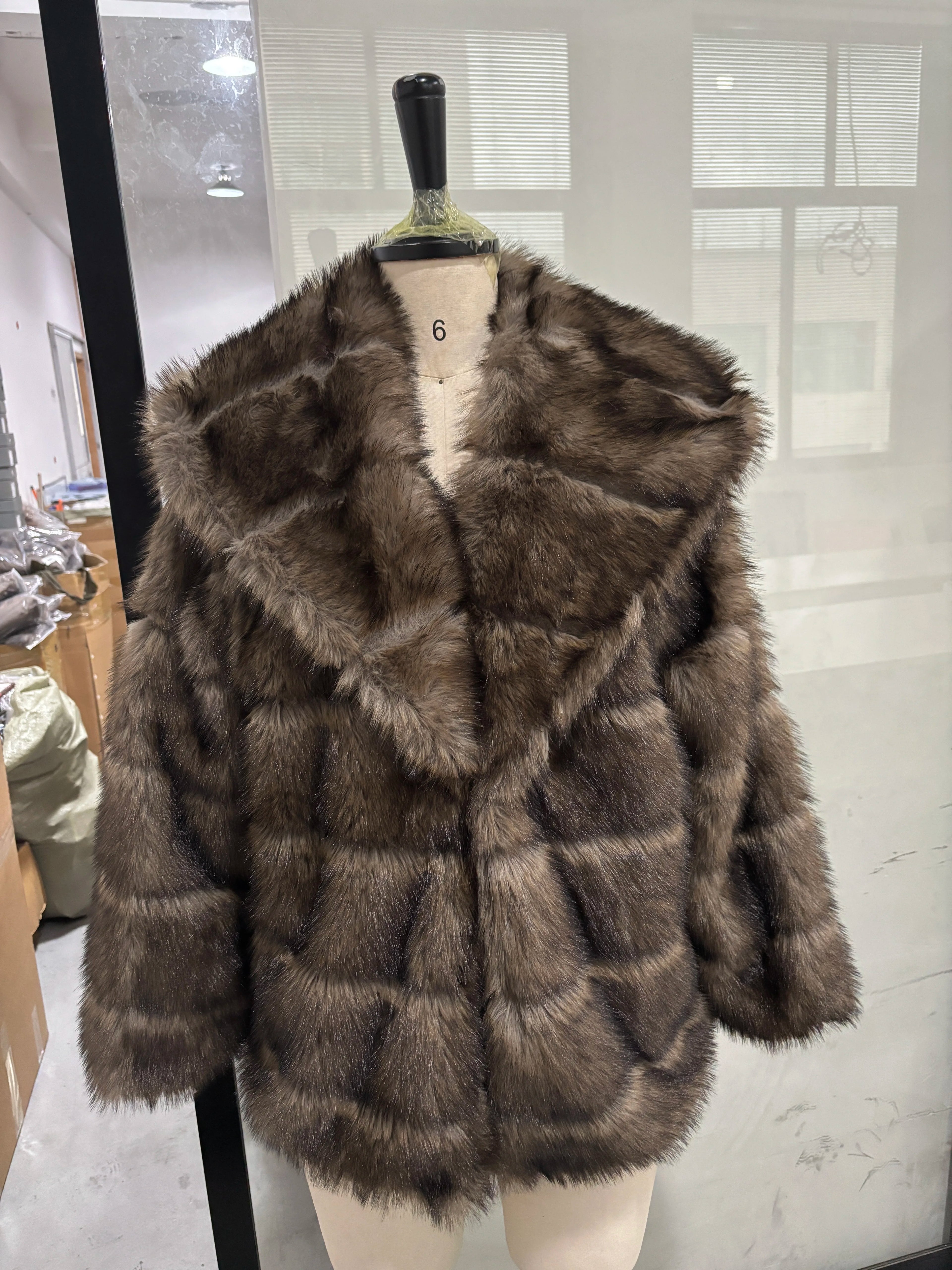 Cardigan en Fourrure