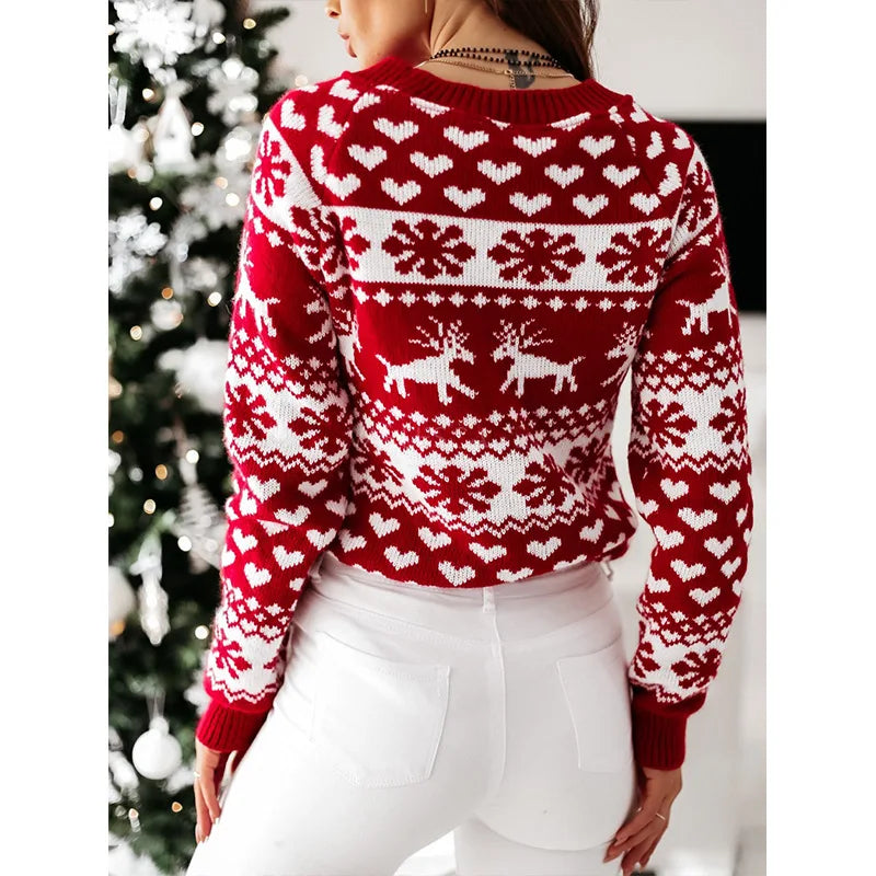 Pull de Noël Tricoté