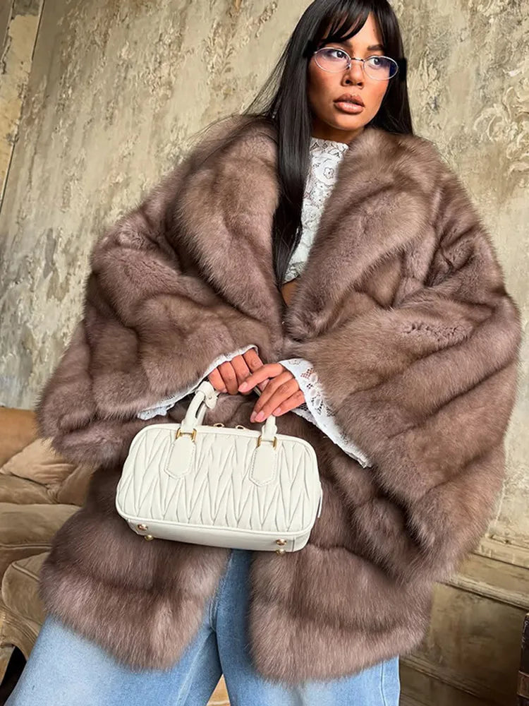 Cardigan en Fourrure