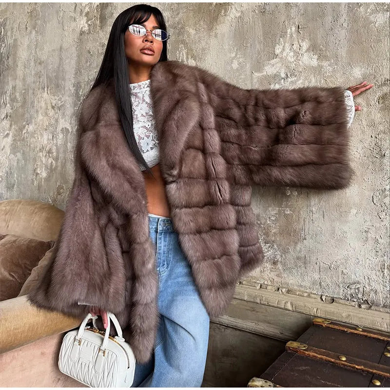 Cardigan en Fourrure