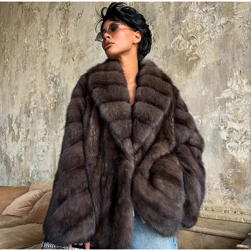 Cardigan en Fourrure