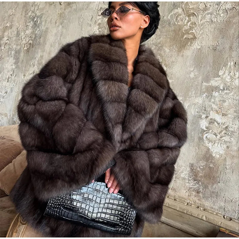 Cardigan en Fourrure