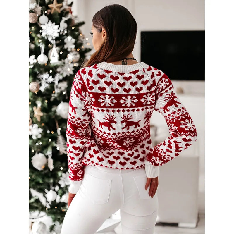 Pull de Noël Tricoté