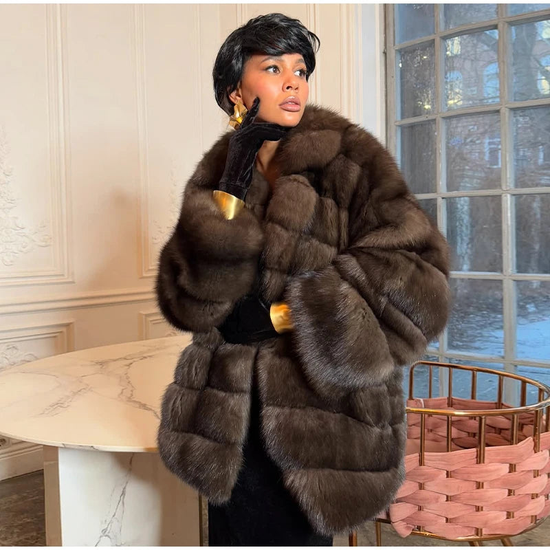 Cardigan en Fourrure