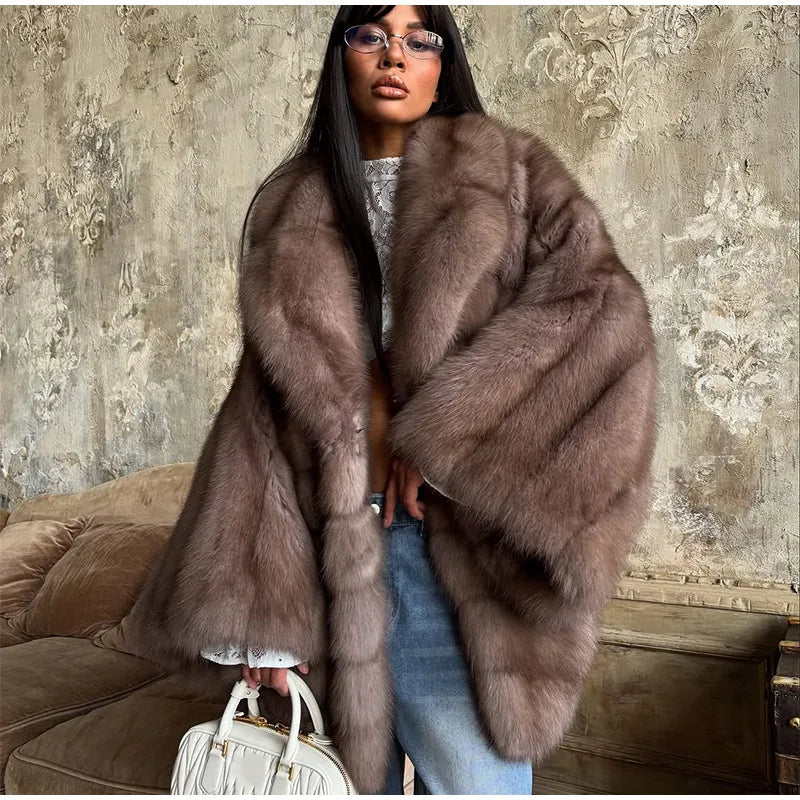 Cardigan en Fourrure